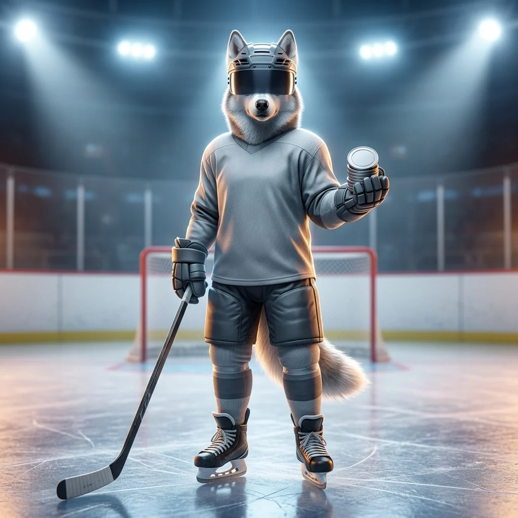 Ilustrație promoțională asociată cu monedele virtuale NHL 26 și experiența de joc de hochei
