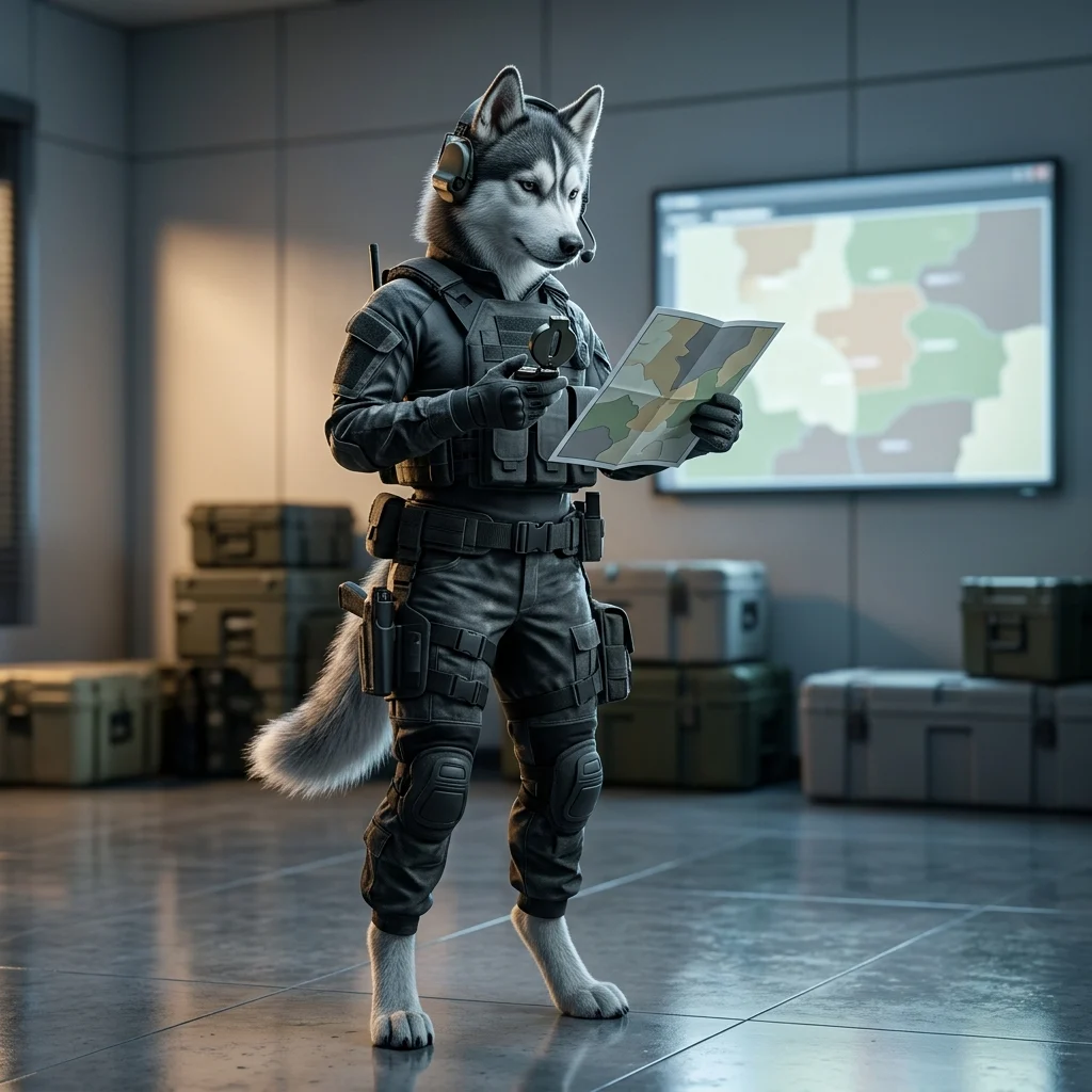 Grafika promująca darmowe poradniki do gry Wardogs, bez czytelnych napisów i znaków.