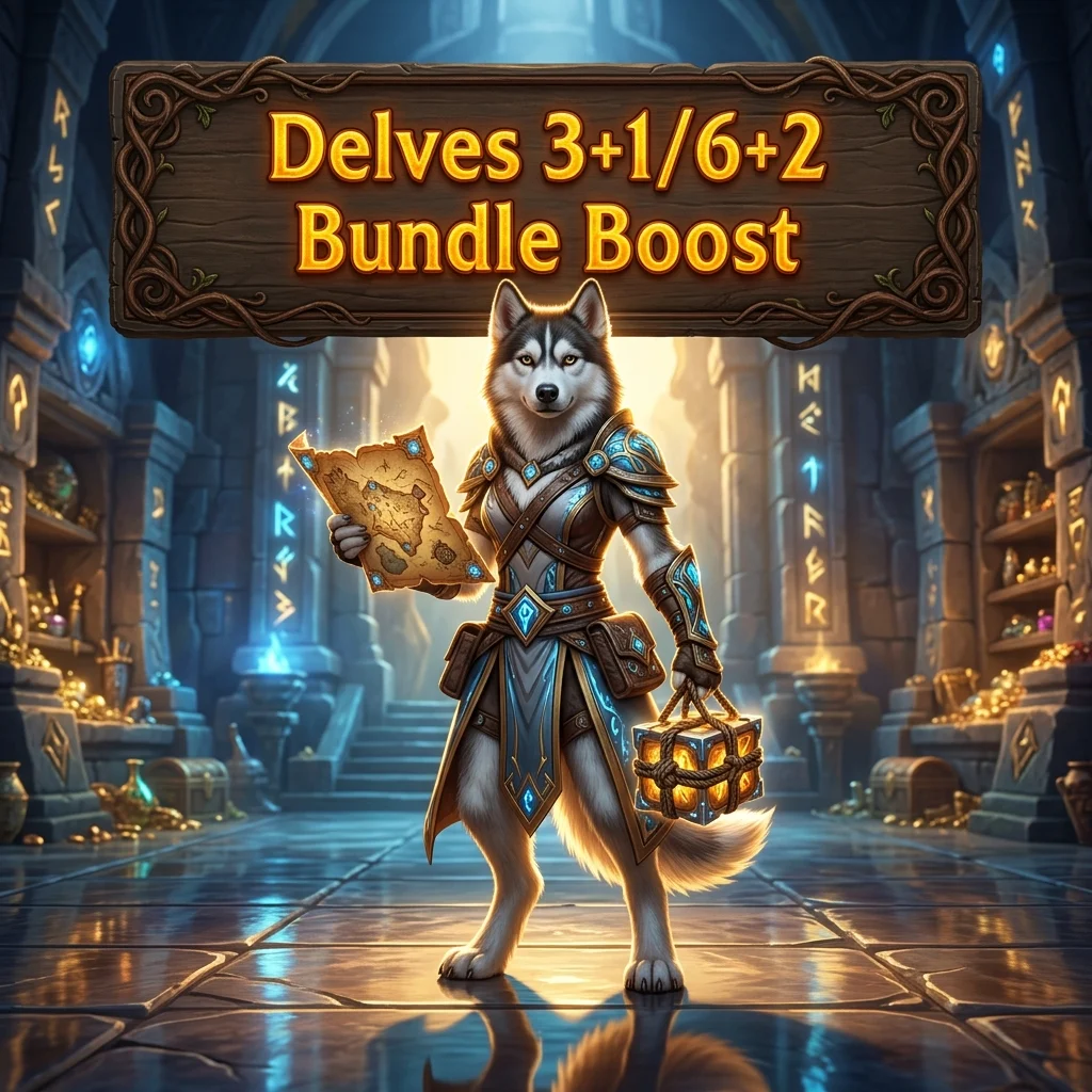 Promotional image for the Delves 3+1/6+2 Bundle Boost product and its bundled offer