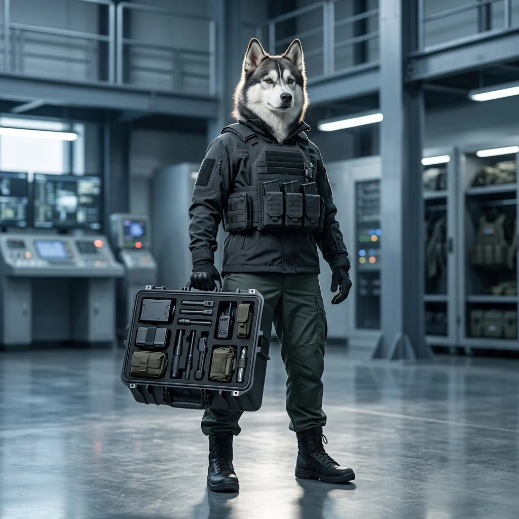 Illustration associée à une demande de service personnalisé Wardogs, sans texte lisible ni signe