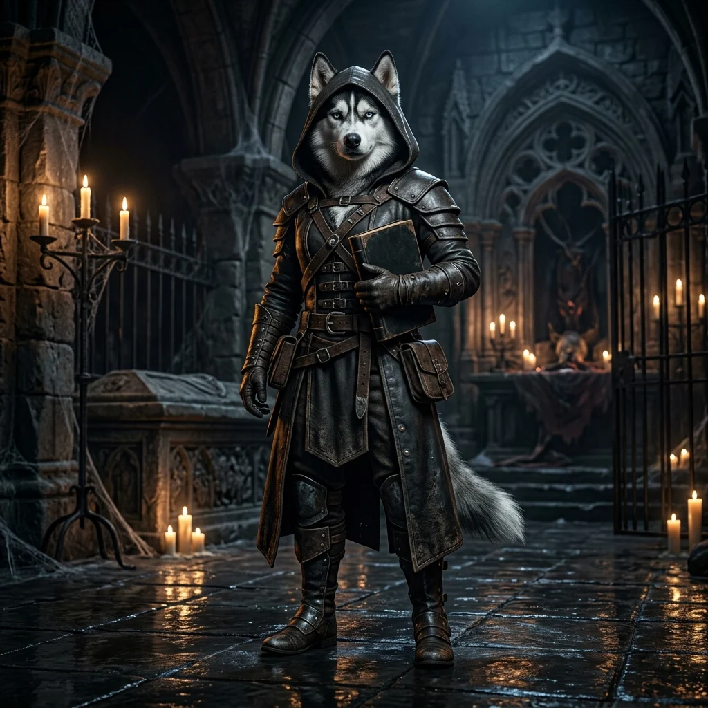 Sfeervolle illustratie in een duistere fantasywereld, passend bij gidsen voor Diablo 4 en avonturen vol gevaar.