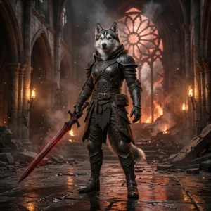 Illustration til Diablo 4-boosttjenester med en dramatisk, fantasypræget spilverden uden læsbar tekst