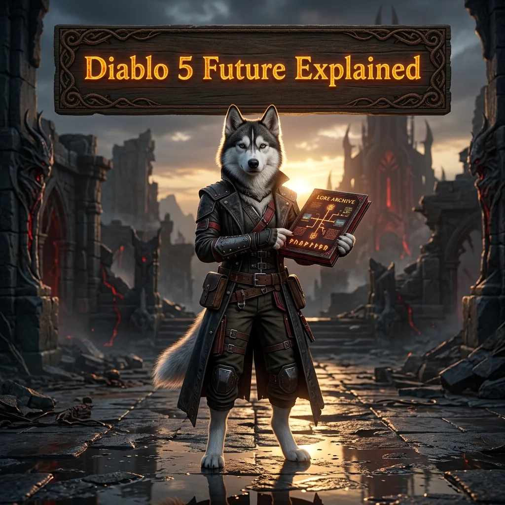 Square promotional image representing Diablo 5 Future Explained and its focus on explaining the future of Diablo 5.