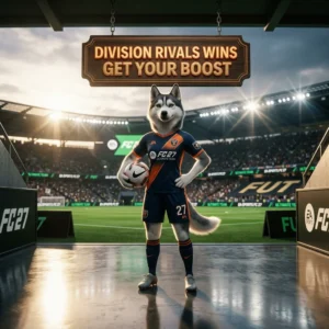 Promotional image for the Division Rivals Wins Boost service in EA SPORTS FC 27
