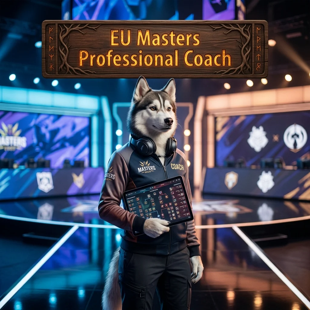 Promotional image for EU Masters Professional Coach Boost in League of Legends coaching service
