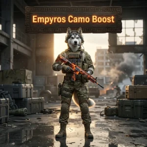 Promotional image for Empyros Camo Boost, a Call of Duty Warzone camo boost service