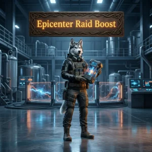 Promotional image representing the Epicenter Raid Boost in Active Matter service.
