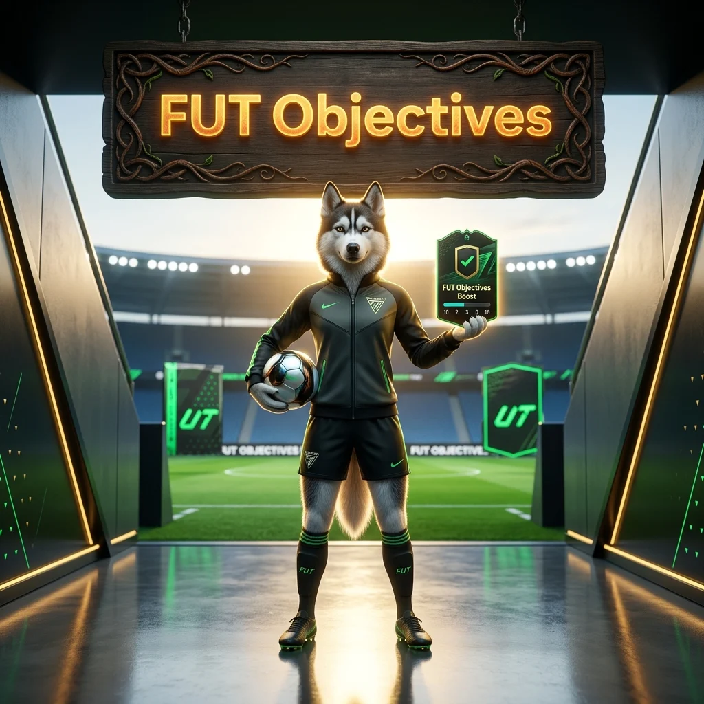 Promotional image for FUT Objectives Boost in EA SPORTS FC 27, focused on boosting objectives within the game's FUT context.