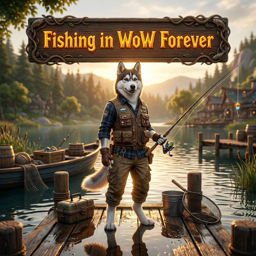Promotional image for the Fishing Boost in WoW Forever fishing boost service