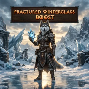 Promotional image for the Fractured Winterglass Boost service in Diablo 4.