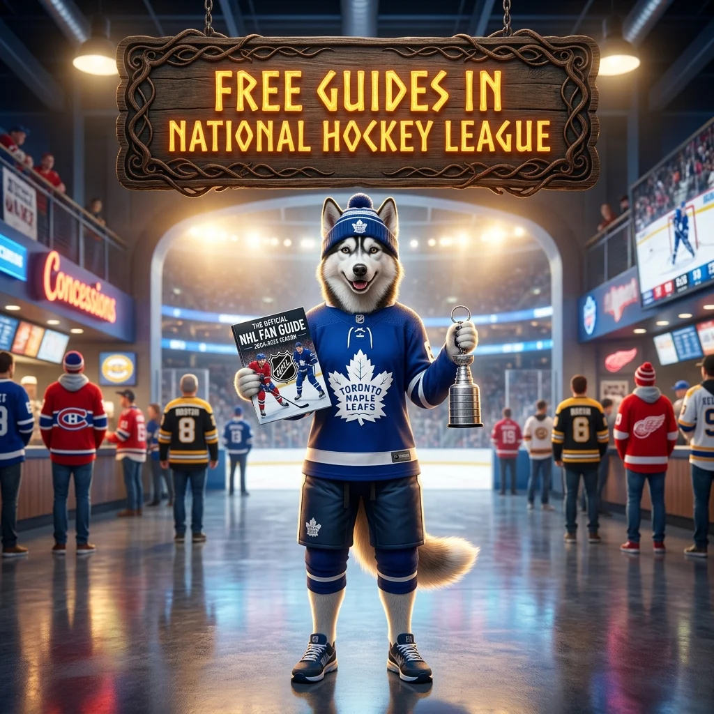 Promotional image for Free guides in National Hockey League, highlighting free guides related to the NHL.
