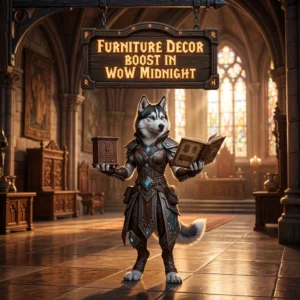 Promotional image for the Furniture Decor Boost in WoW Midnight service