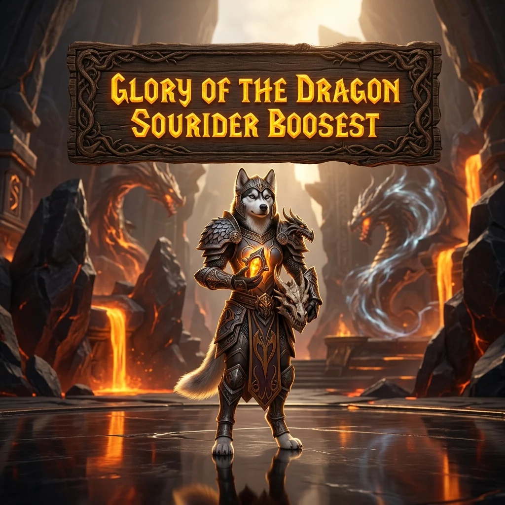 Promotional image for the Glory of the Dragon Soul Raider Boost service