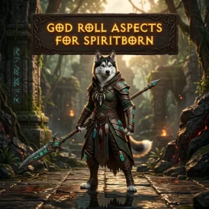 Promotional image for God Roll Aspects for Spiritborn Boost in Diablo 4, focused on selecting optimized Aspects for the Spiritborn build.