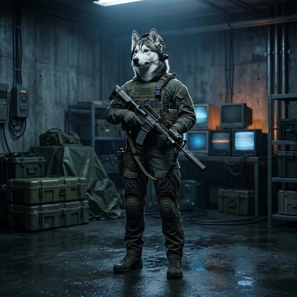 Illustration för gratis guider till Call of Duty: Black Ops 6, med stämningsfull spelrelaterad grafik utan synlig text.