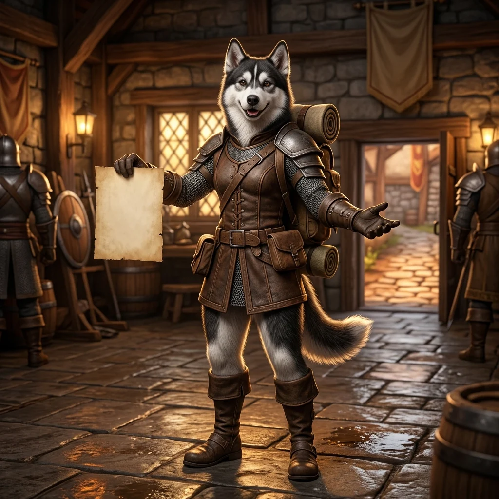 Stemningsfuldt fantasypræget motiv til gratis guider om WoW Classic Forever.