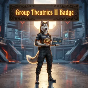 Promotional image for the Group Theatrics II Badge Boost service in Apex Legends