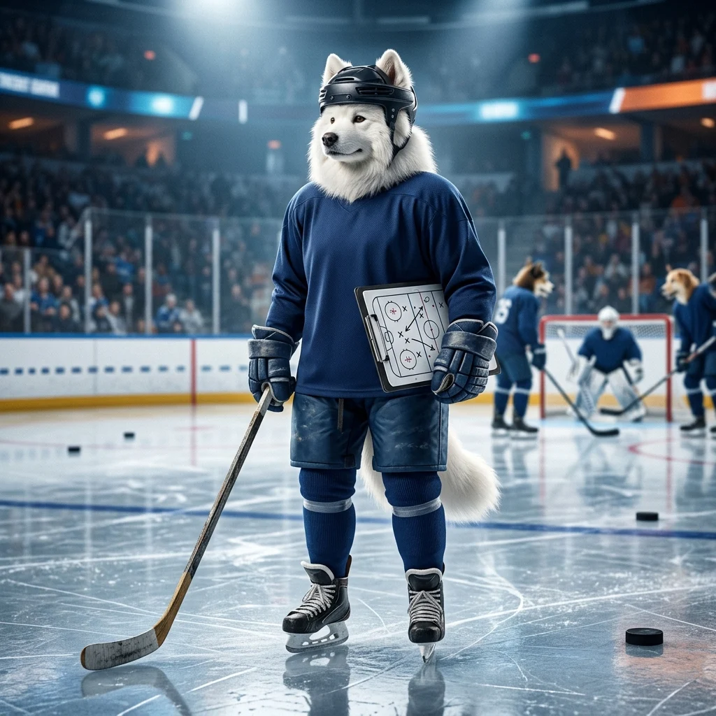 Grafica promozionale a tema NHL associata a guide gratuite, senza testo leggibile né elementi identificativi specifici