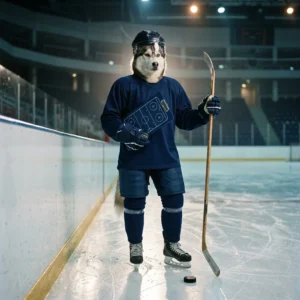 Illustration liée à des guides gratuits pour NHL, avec un univers de hockey stylisé.