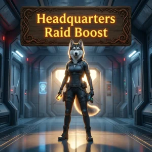 Promotional image representing the Headquarters Raid Boost service for Active Matter.
