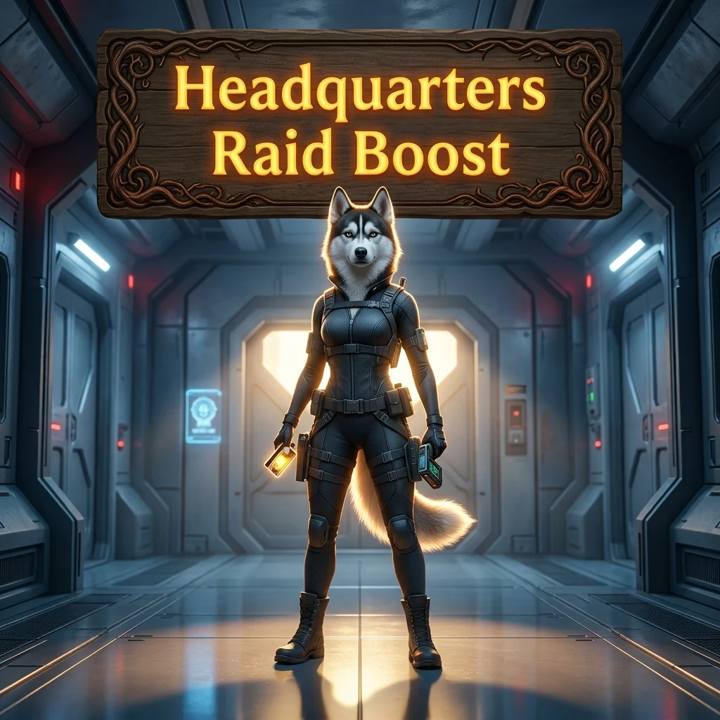 Promotional image representing the Headquarters Raid Boost service for Active Matter.