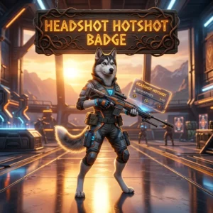 Promotional image for the Headshot Hotshot Badge Boost service in Apex Legends