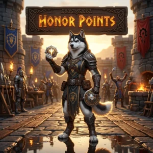 Promotional image representing the Honor Points Boost in WoW Forever service and its focus on an honor points boost.