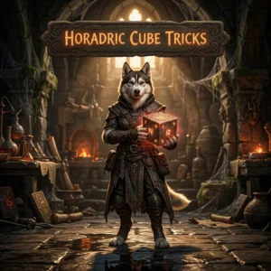 Promotional image for Horadric Cube Tricks in Diablo 4 Season 15, focused on the product’s Diablo 4 Season 15 topic.
