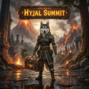 Promotional image for the Hyjal Summit Boost service in WoW Forever