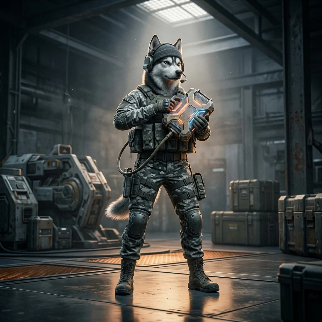 Illustration av en booster i Wardogs, presenterad som en del av spelets digitala miljö.