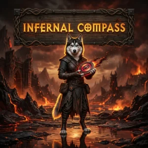 Promotional image for the Infernal Compass Boost service in the Diablo 4 game