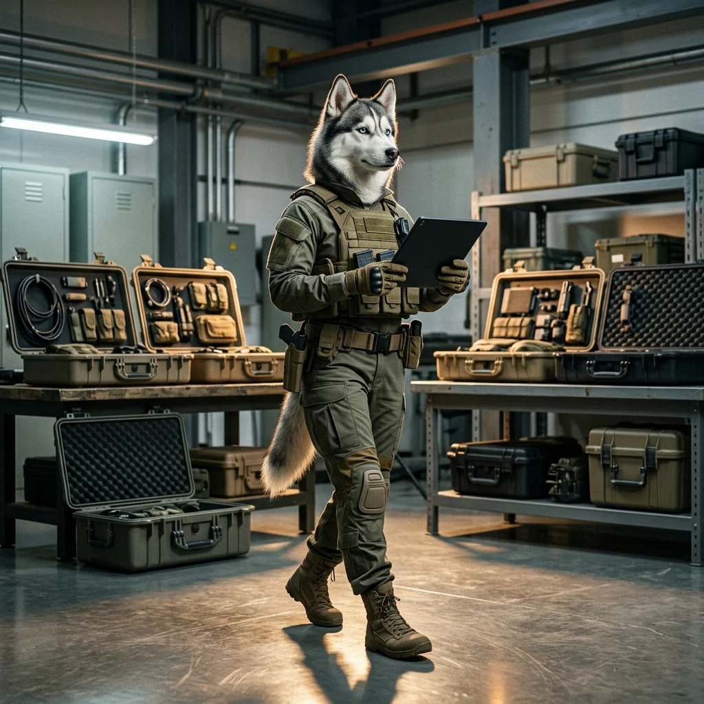 Pangkalahatang ilustrasyon ng kahilingan para sa pasadyang serbisyo ng Wardogs, walang nakikitang teksto o karatula.