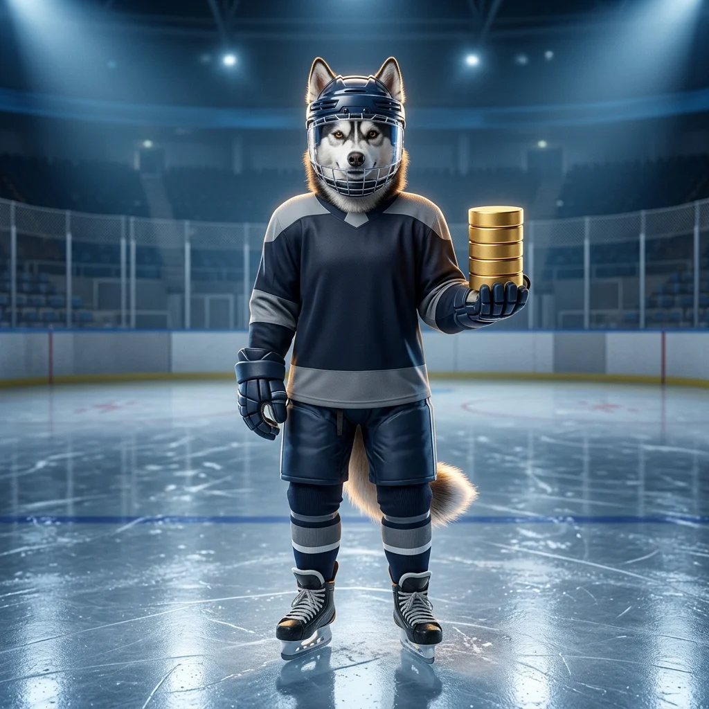 Promosionele beeld vir die aankoop van NHL 26-munte as digitale spelgeldeenheid.