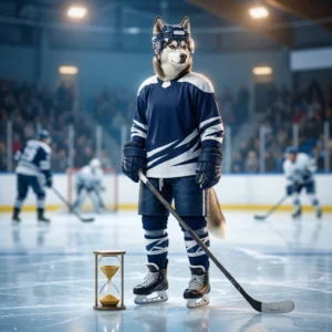 Mchoro wa jalada la Kumchezea Mteja NHL kwa Saa, bila maandishi yanayosomeka wala alama.
