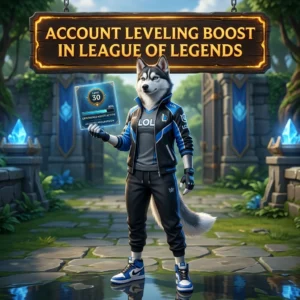 Promotional image representing the LOL Classic Account Leveling service for account progression.