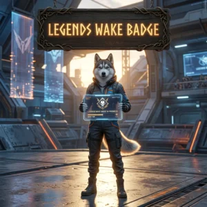 Promotional image for Legends Wake Badge Boost in Apex Legends, representing the badge boost service for Apex Legends players.