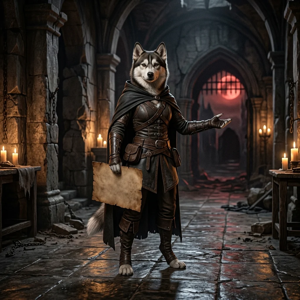 Myndskreyting fyrir leiðbeiningar um Diablo 4 sem sýnir stemningsríkan, dimman fantasíuheim án lesanlegs texta eða merkja.