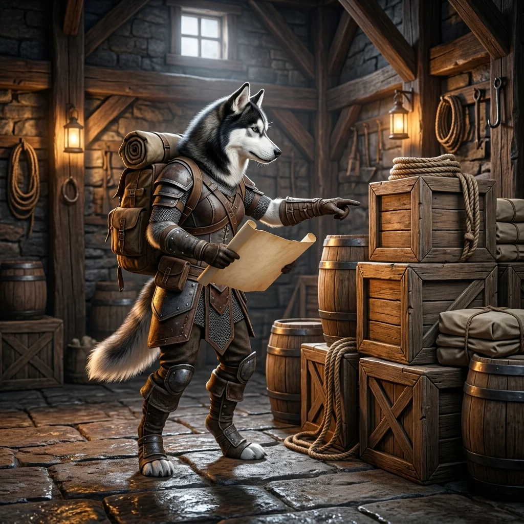 Illustration einer Nachschubkiste in einer fantastischen Spielwelt von WoW Forever, ohne lesbaren Text oder sichtbare Zeichen.