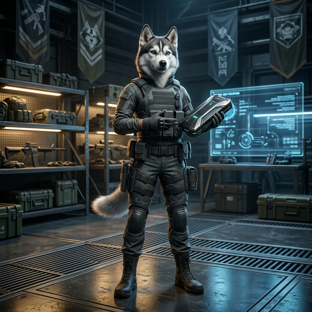 Gamingillustration fra Wardogs med fokus på muligheden for at leje en booster i spillet, uden synlig tekst eller skilte