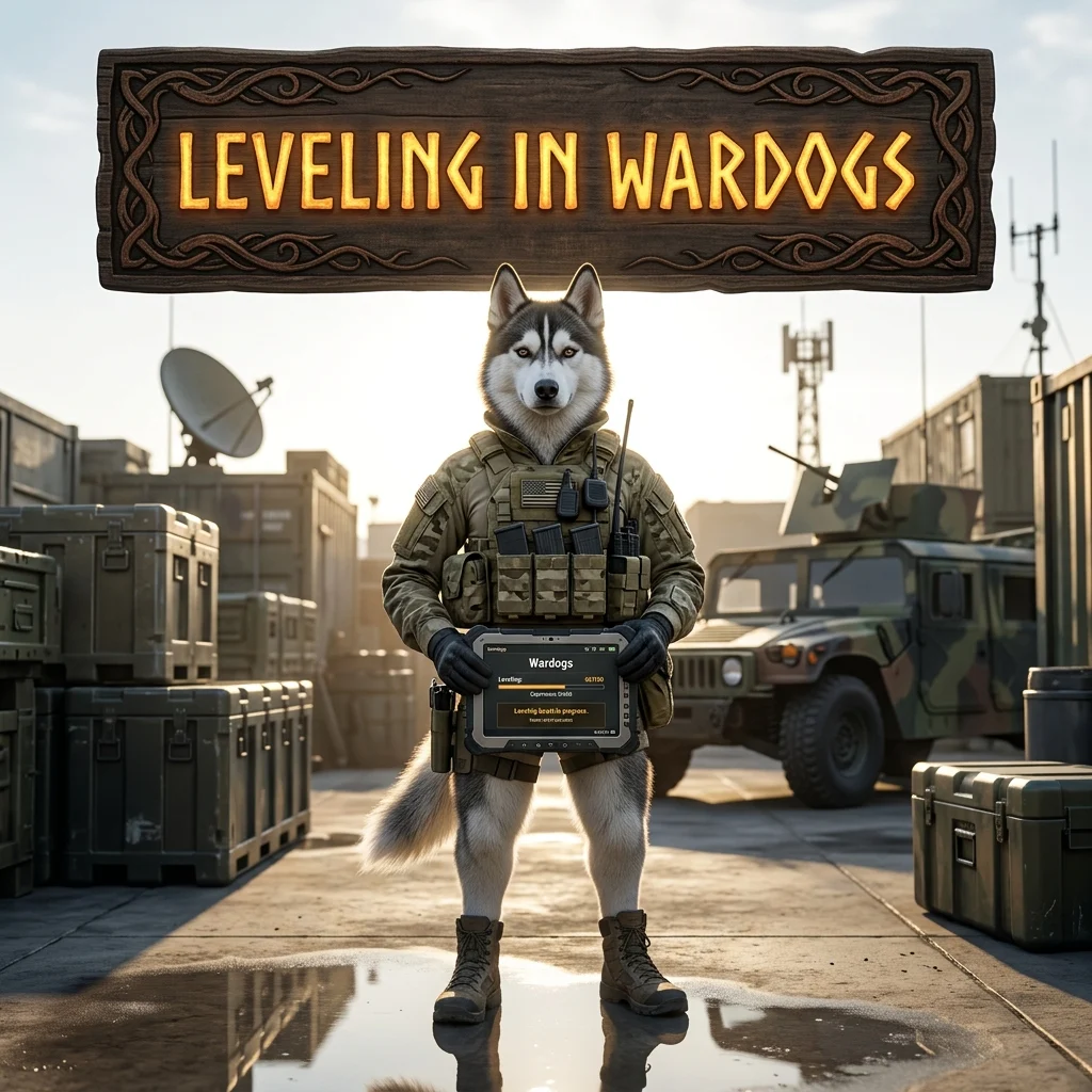 Promotional image for Leveling Boosting Services in Wardogs, a service for leveling support.