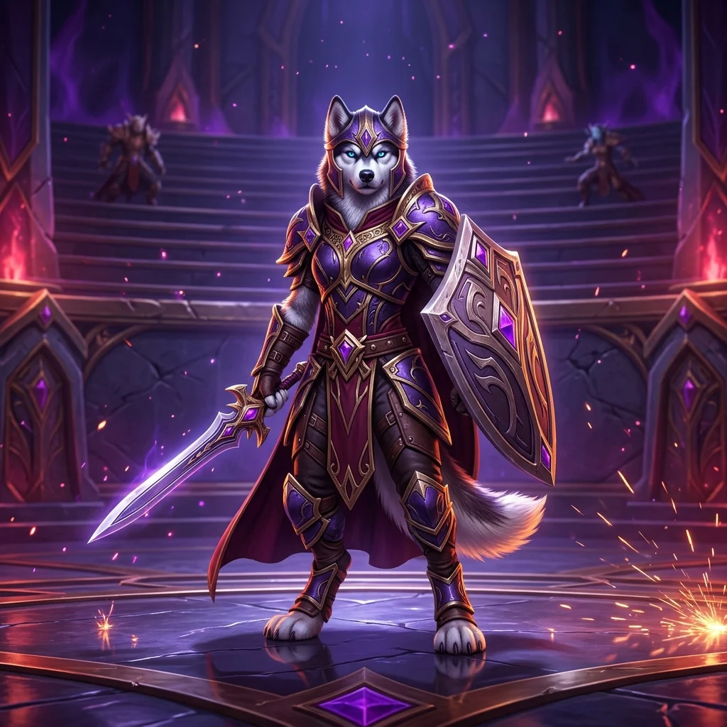 Ilustración temática de la lista de niveles JcJ de la Temporada 2 de Midnight, sin texto visible.