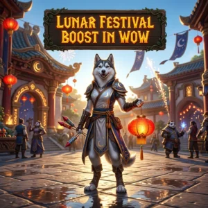 Promotional image for Lunar Festival Boost in WoW, a World of Warcraft service for the Lunar Festival.