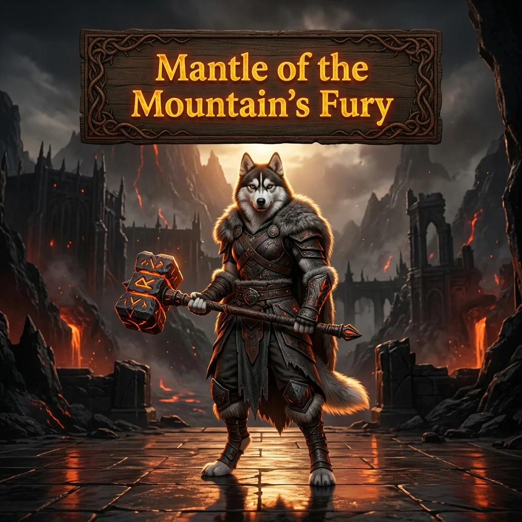 Promotional image for the Mantle of the Mountain’s Fury Boost in Diablo 4 service