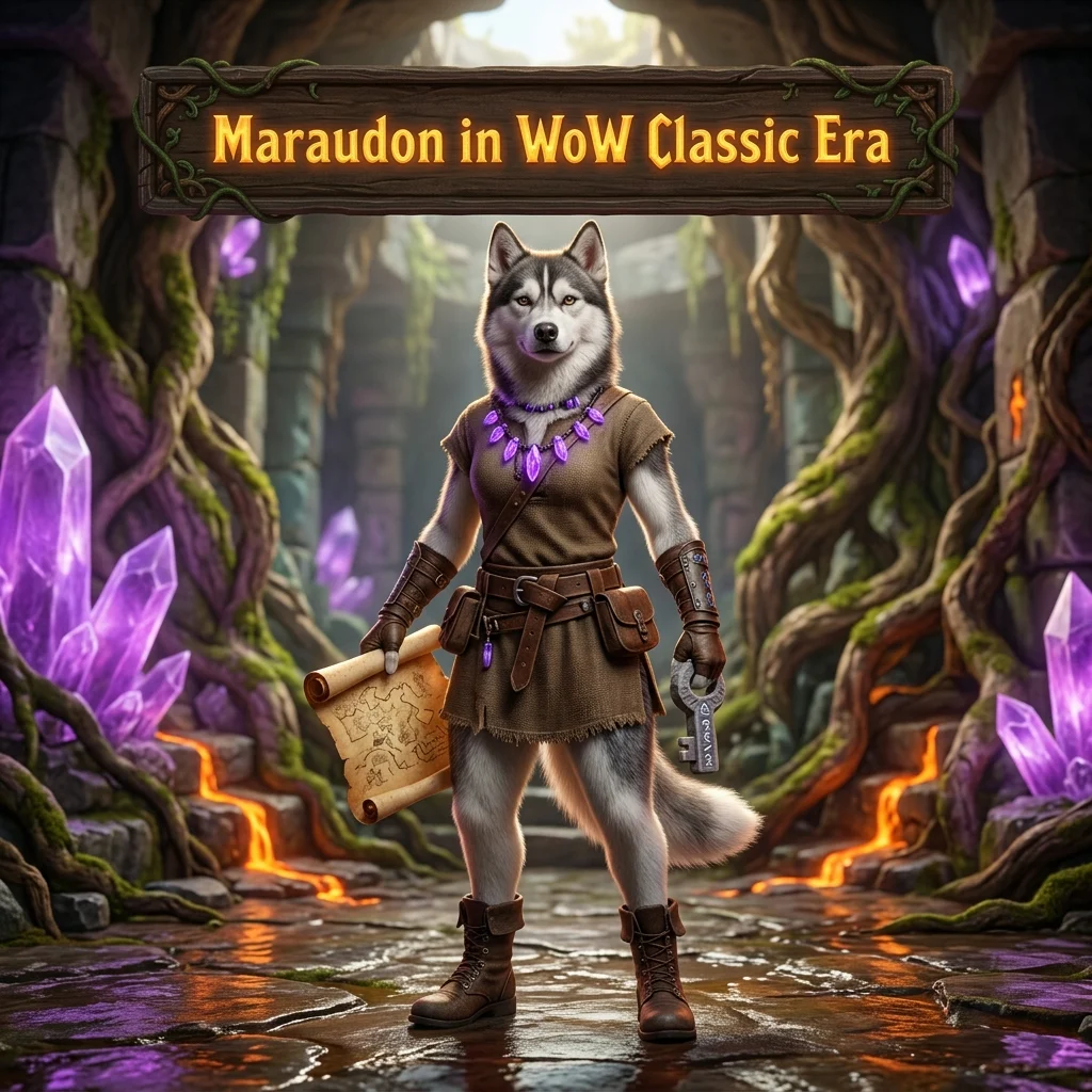 Promotional image representing the Maraudon Boost service in WoW Classic Era