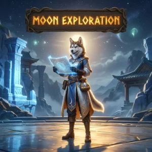 Promotional image representing the Moon Exploration Boost in Genshin Impact service.