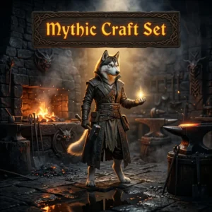 Promotional image for the Mythic Craft Set Boost service in Diablo 4, focused on the product offering.