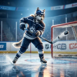 NHL 26 பனிக்கட்டி ஹாக்கி விளையாட்டில் கோல் அடிக்கும் தருணத்தைப் பிரதிபலிக்கும், உரையில்லாத பிரதான காட்சி