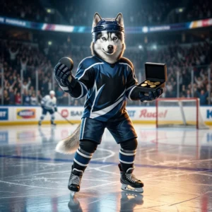హాకీ ప్రేరణతో రూపొందించిన NHL 26 కాయిన్స్ కొనుగోలు ప్రచార చిత్రకళ