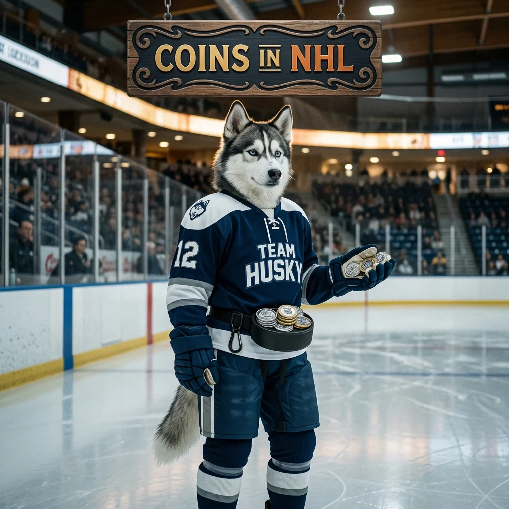 Promotional image for NHL Coins Boost, showing the product name and service theme for NHL coins assistance.