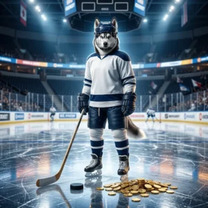 Illustreret grafik til NHL Møntboost med en generel visuel fremstilling af et digitalt møntboost uden læsbar tekst.